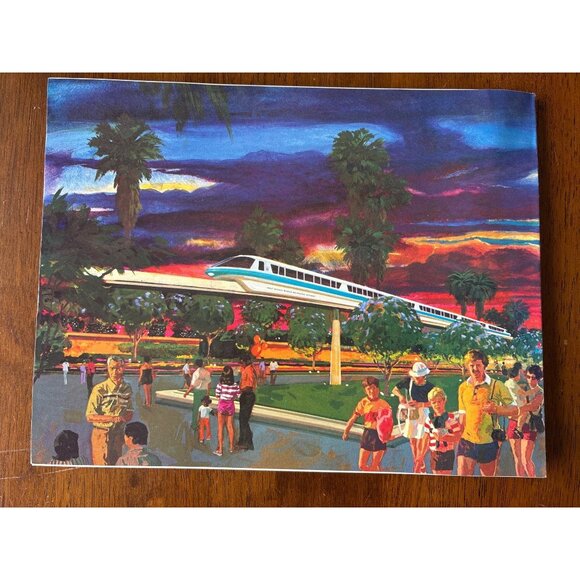 Vintage 1982 Walt Disney World Epcot Center Opening Brochure With Letter - Picture 4 of 9